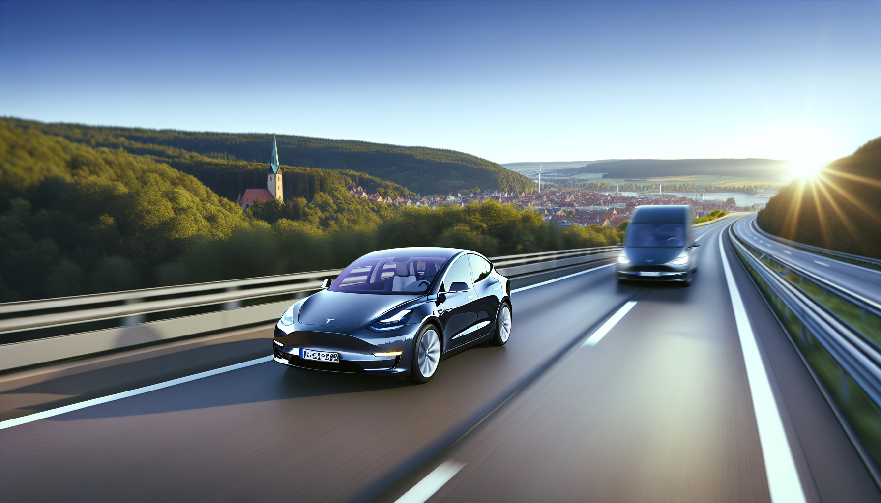 The German market shows Tesla Model Y adoption at its highest point which makes renting this vehicle an ideal choice. - Tesla Model Y rental in Germany